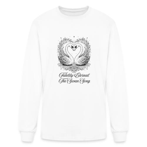 Poetic Swan T-Shirt - Men's Long Sleeve T-Shirt