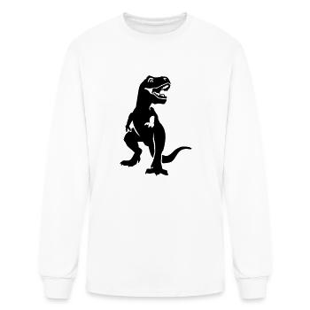 T-Rex - Men's Long Sleeve T-Shirt - white - Front