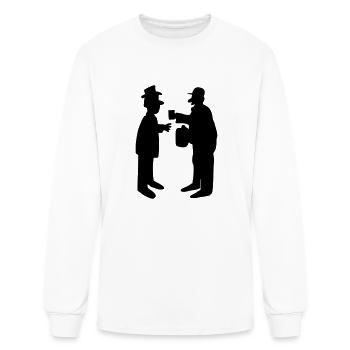 Boozers - Men's Long Sleeve T-Shirt - white - Front