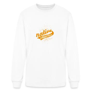 Native american - Men's Long Sleeve T-Shirt - white - Front