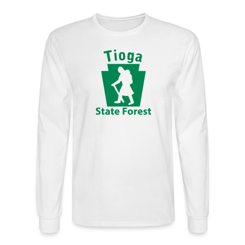Tioga State Forest Keystone Hiker female - Men's Long Sleeve T-Shirt