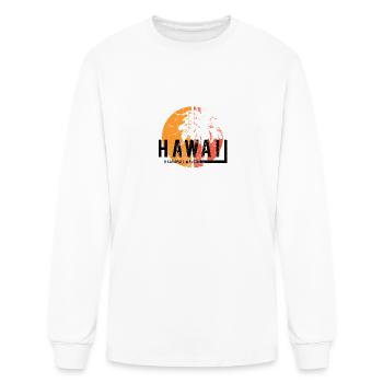 Artistic Kaanapali Maui Hawaii Cool Palm Tree - Men's Long Sleeve T-Shirt - white - Front