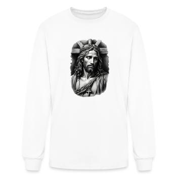 JESUS CHRIST - Men's Long Sleeve T-Shirt - white - Front