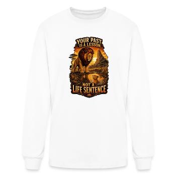 Past Is a Lesson, Not a Life Sentence - Men's Long Sleeve T-Shirt - white - Front