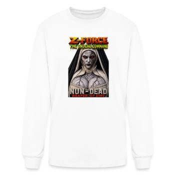 Z-FORCE: NUN-DEAD - Men's Long Sleeve T-Shirt - white - Front