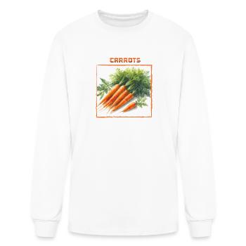 Carrots - Men's Long Sleeve T-Shirt - white - Front
