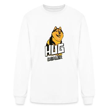 Hug Dealer - Men's Long Sleeve T-Shirt - white - Front