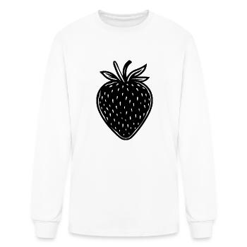 Strawberry Fruit Berries - Men's Long Sleeve T-Shirt - white - Front
