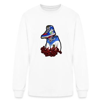 Sneaker Head - Men's Long Sleeve T-Shirt - white - Front