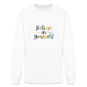Unbreakable Confidence - Men's Long Sleeve T-Shirt - white - Front