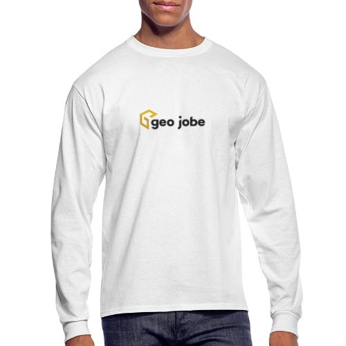 GEO Jobe Corp Logo - Black Text - Men's Long Sleeve T-Shirt