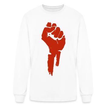 Protestation et révolution. Unir. - T-shirt à manches longues Homme - blanc - Devant