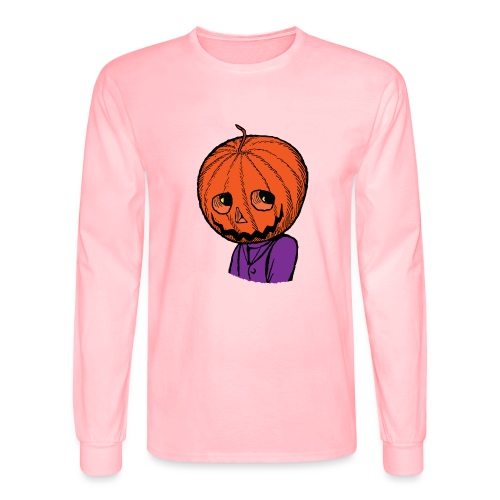 Pumpkin Head Halloween - Men's Long Sleeve T-Shirt
