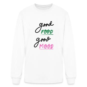 Amazing Good Food Good Mood Lover - Men's Long Sleeve T-Shirt - white - Front