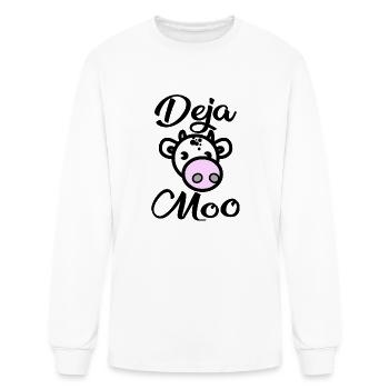 Cow - Men's Long Sleeve T-Shirt - white - Front