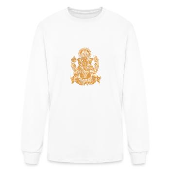 Yoga Ganesha - Men's Long Sleeve T-Shirt - white - Front