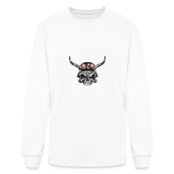 Longhorn Headgear - Men's Long Sleeve T-Shirt - white - Front