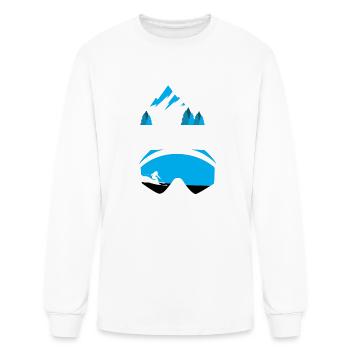 Keystone Colorado Ski Outfit - Men's Long Sleeve T-Shirt - white - Front