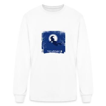 Beware The Witching Hour - Men's Long Sleeve T-Shirt - white - Front