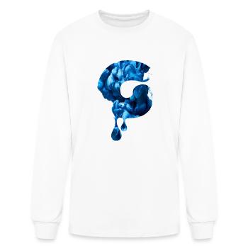 G character - Men's Long Sleeve T-Shirt - white - Front