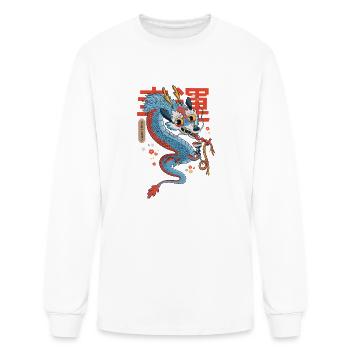 Lucky Dragon - Men's Long Sleeve T-Shirt - white - Front