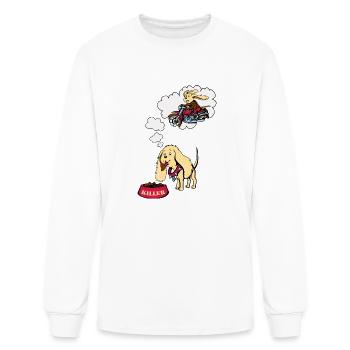 Imaginative Dog - Men's Long Sleeve T-Shirt - white - Front