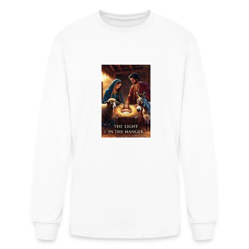 Nativity Manger T-Shirt - Men's Long Sleeve T-Shirt
