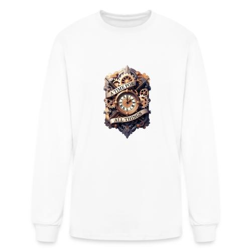 Ornate Clockwork T-Shirt - Men's Long Sleeve T-Shirt
