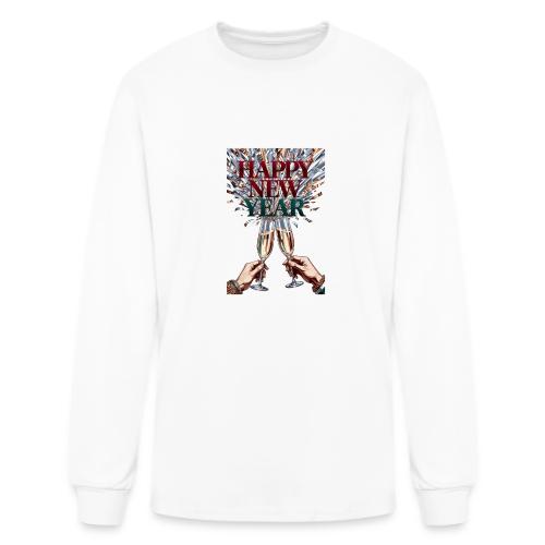 Toasting Hands T-Shirt Confetti Shower Premium - Men's Long Sleeve T-Shirt