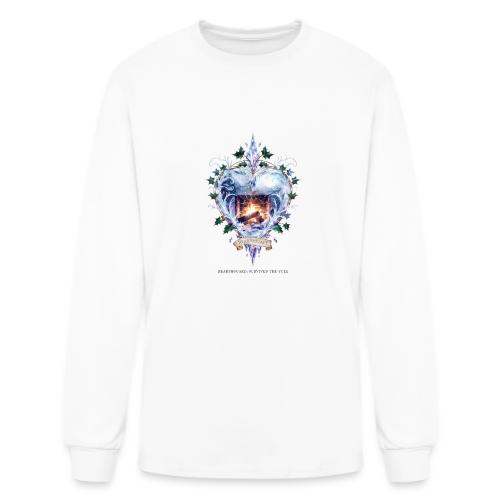 Imbolc Candle Veil T-Shirt | Veiled Rebirth - Men's Long Sleeve T-Shirt