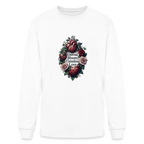 Eternal Bloom Timeless Love Entwined Hearts T-Shir - Men's Long Sleeve T-Shirt