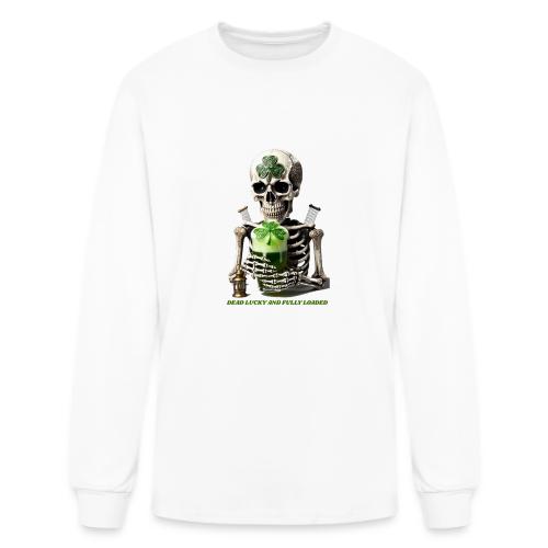 Eternal Stout Skeleton Graphic Tee - Men's Long Sleeve T-Shirt