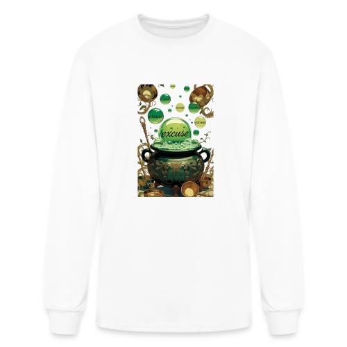 Emerald Excuses Cauldron Graphic Tee - Men's Long Sleeve T-Shirt