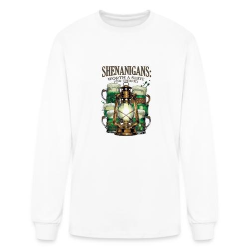 Worth a Shot Lantern Toast Graphic Tee - Men's Long Sleeve T-Shirt