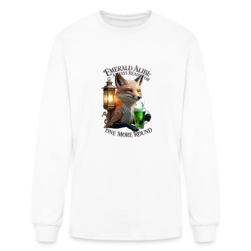 Emerald Alibi Fox Graphic Tee - Men's Long Sleeve T-Shirt