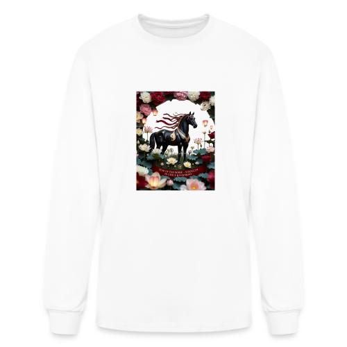 Year of the Horse Harmony T Shirt, Lunar New Year - Men's Long Sleeve T-Shirt