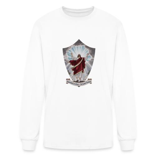Easter Ascended in Glory T Shirt,Resurrection Gift - Men's Long Sleeve T-Shirt