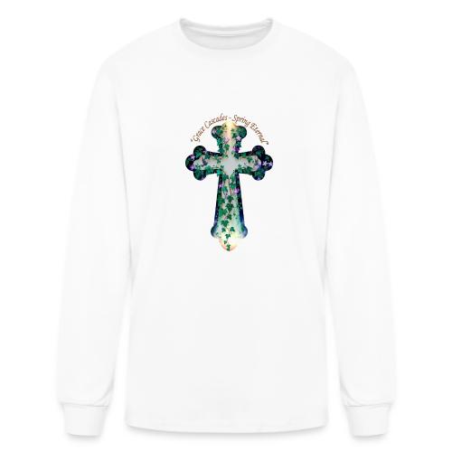 Easter Grace Cascades Eternal T Shirt, Mercy Gift - Men's Long Sleeve T-Shirt