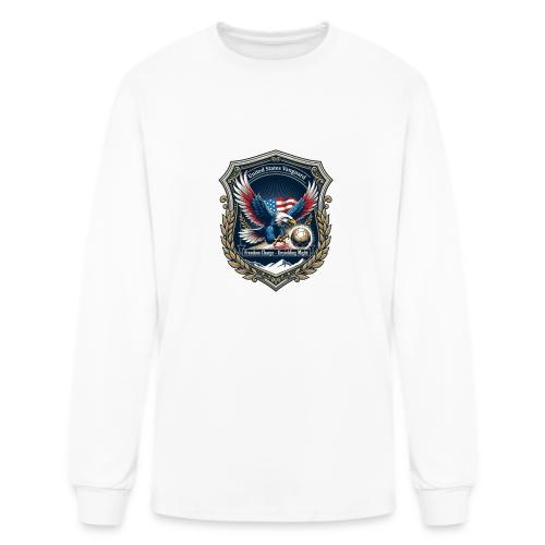 USA Eagle Vanguard T-Shirt,American Flag PrideGift - Men's Long Sleeve T-Shirt