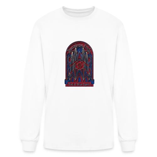 Barcelona Scarlet Pride T Shirt, Vibrant City Gift - Men's Long Sleeve T-Shirt