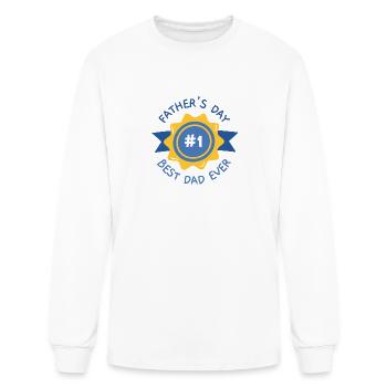 For the best dad - Men's Long Sleeve T-Shirt - white - Front