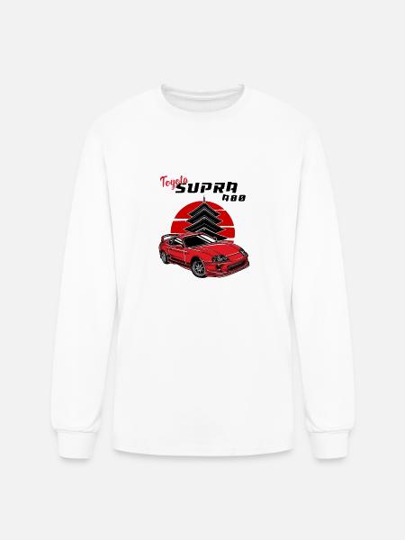 Toyota Supra A80 - Men's Long Sleeve T-Shirt - white