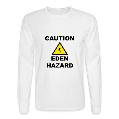 Caution Eden Hazard png - Men's Long Sleeve T-Shirt