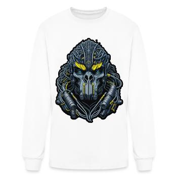 Techno Apes 03 - Men's Long Sleeve T-Shirt - white - Front