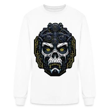 Techno Apes 06 - Men's Long Sleeve T-Shirt - white - Front