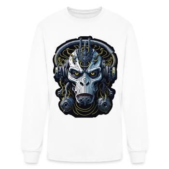 Techno Apes 27 - Men's Long Sleeve T-Shirt - white - Front