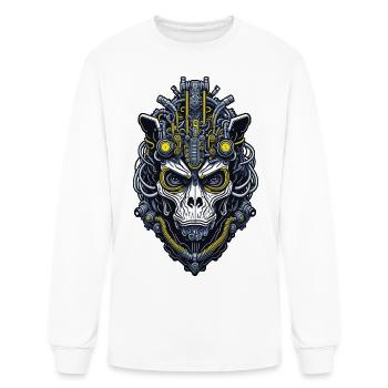 Techno Apes 31 - Men's Long Sleeve T-Shirt - white - Front