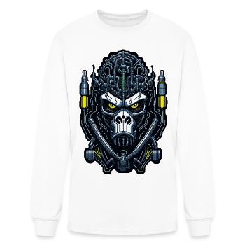 Techno Apes 41 - Men's Long Sleeve T-Shirt - white - Front