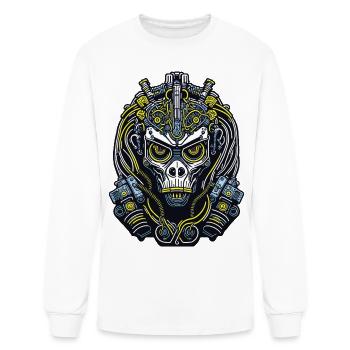 Techno Apes 56 - Men's Long Sleeve T-Shirt - white - Front