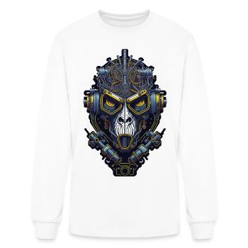 Techno Apes 59 - Men's Long Sleeve T-Shirt - white - Front